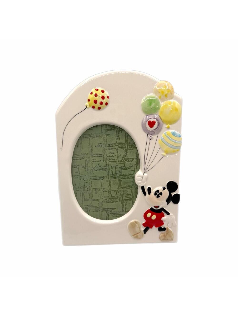 Vintage Schmid Walt Disney Ceramic 3D Picture Frame – 3.5x5-Inch Photo